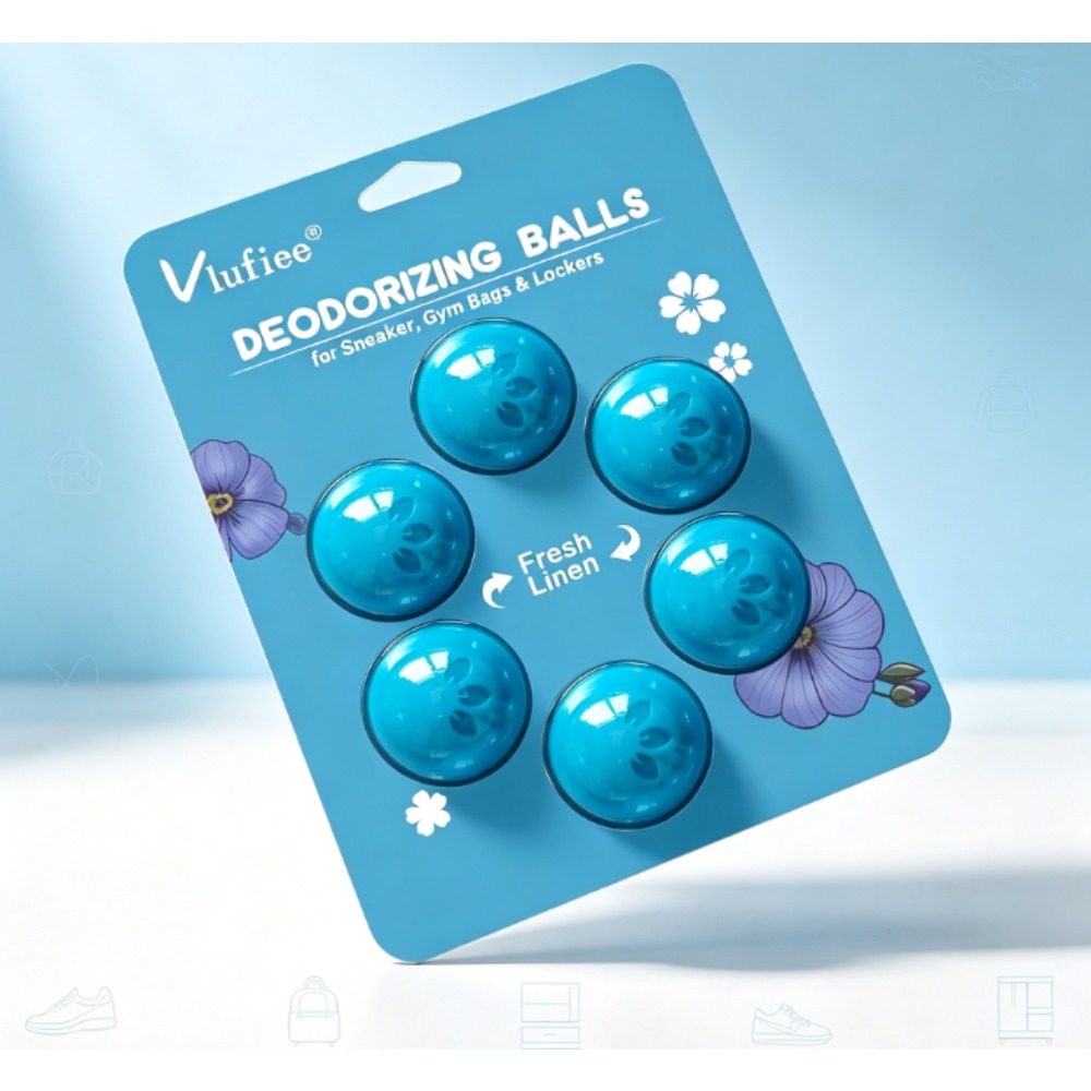 Shoe Deodorizer Ball - Fresh Linen Essential Oil Shoe Deodorizer