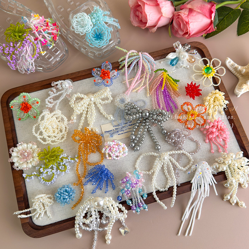 Sneaker Care Accessories - DIY Korean Beaded Flower Shoe Charms