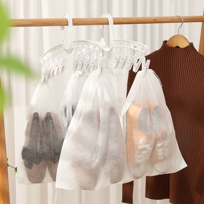 50pcs Portable Non Woven Shoe  - огляд і ціна Shoe Bag Dust