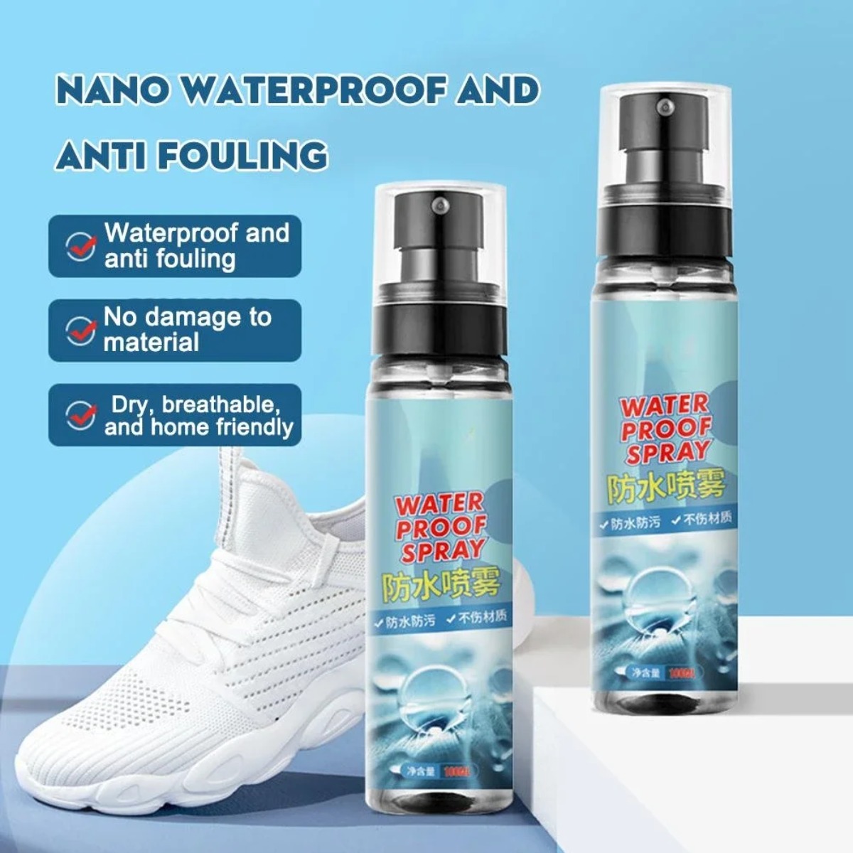 Waterproof spray Suitable for  - огляд і ціна Waterproof Spray Shoe