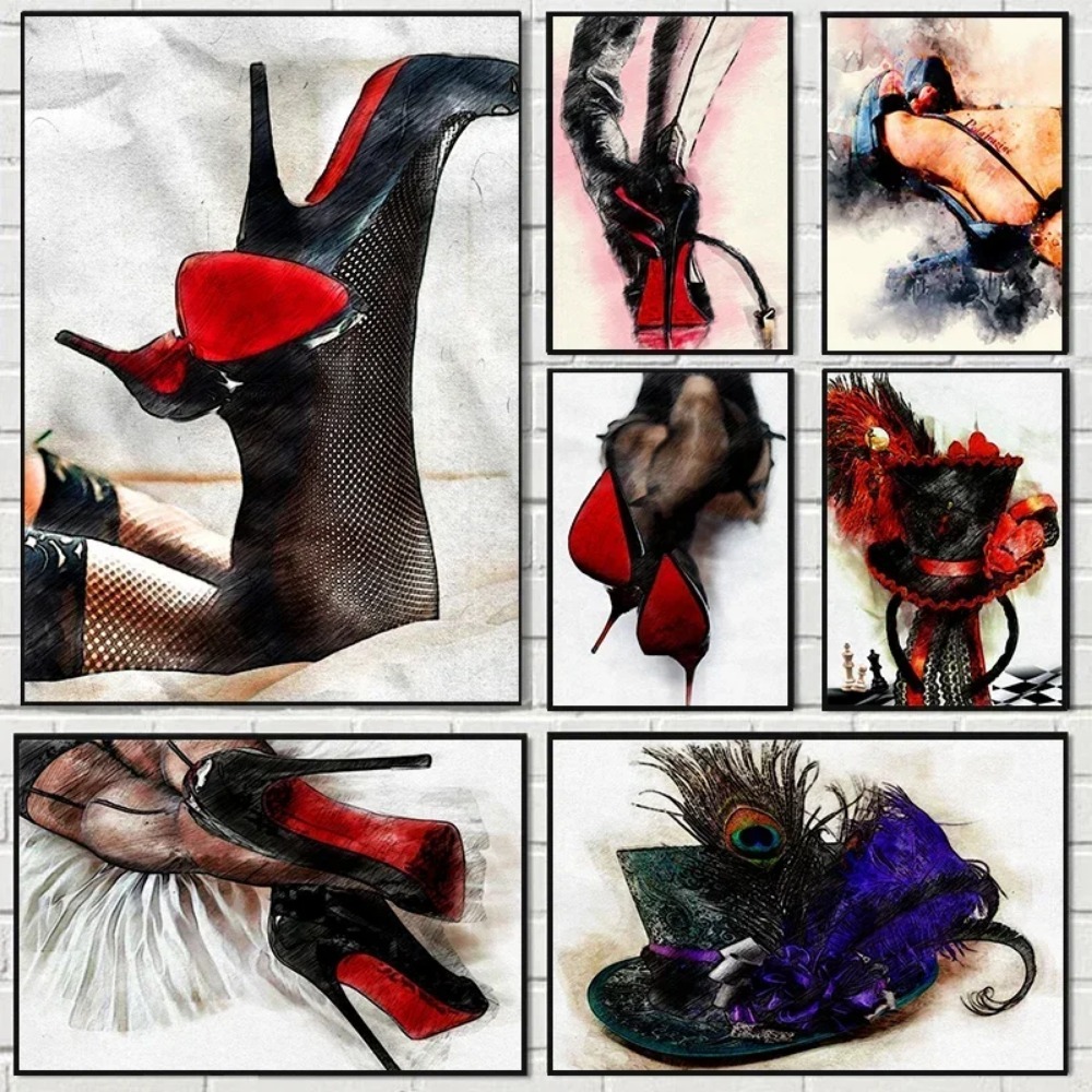 Modern Women Black High Heels  - огляд і ціна Waterproof Spray Shoe