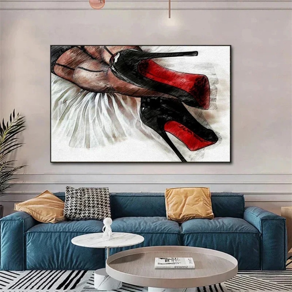 Modern Women Black High Heels  - огляд і ціна Waterproof Spray Shoe