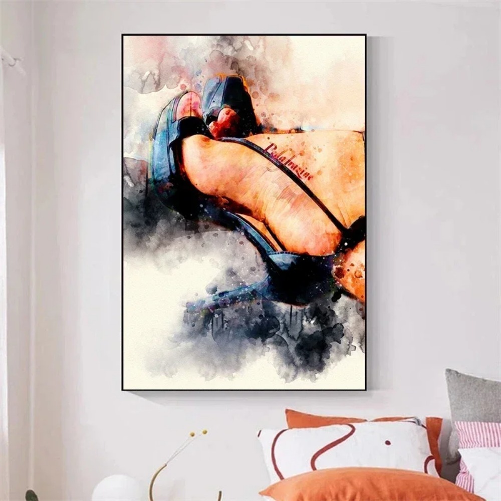 Modern Women Black High Heels  - огляд і ціна Waterproof Spray Shoe