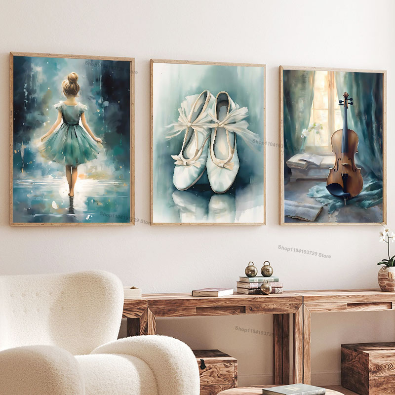 Watercolor Ballet Girl Shoes C - огляд і ціна Waterproof Spray Shoe