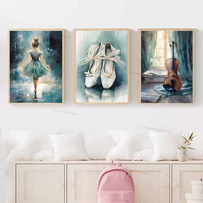 Watercolor Ballet Girl Shoes C - огляд і ціна Waterproof Spray Shoe