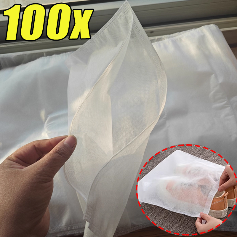 1-100pcs Shoe Storage Bag Whit - огляд і ціна Shoe Bag Dust